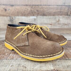 Veldskoen Heritage Vilakazi Yellow Sole Women US 7 EU 37 Brown Suede Chukka Boot